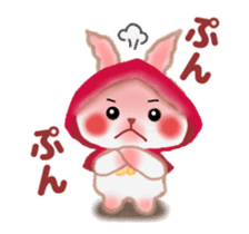 Little Red Riding Hood Rabbit animation sticker #13110580