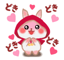 Little Red Riding Hood Rabbit animation sticker #13110582