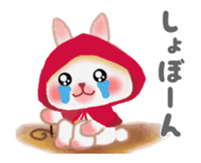 Little Red Riding Hood Rabbit animation sticker #13110583