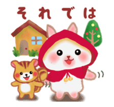 Little Red Riding Hood Rabbit animation sticker #13110584
