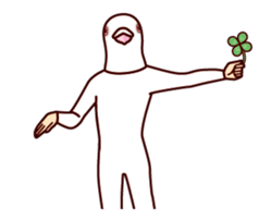 The pigeon which moves ~2nd ver.~ sticker #13110882