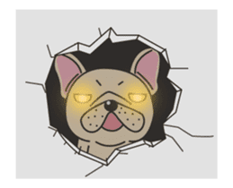 Frenchy the French Bulldog Animated! sticker #13111110