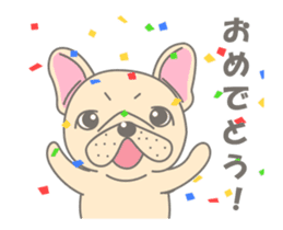 Frenchy the French Bulldog Animated! sticker #13111121