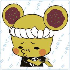 MINCHU character of the Bingo Fuchu-yaki