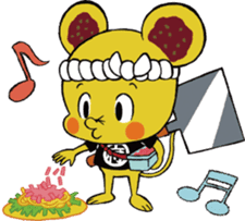 MINCHU character of the Bingo Fuchu-yaki sticker #13111147