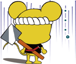 MINCHU character of the Bingo Fuchu-yaki sticker #13111151