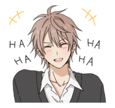 Animated Fun life of Boy Student sticker #13111181