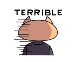 Bossy bussiness cat sticker #13111204