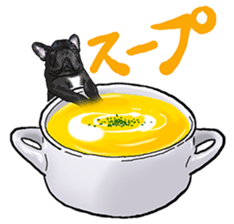 What do you want to eat ? with frebull sticker #13111365