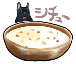 What do you want to eat ? with frebull sticker #13111376