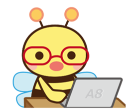 Affiliate and everyday life, A-Hachi-Kun sticker #13112496