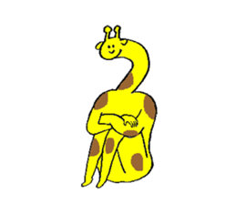Giraff's name is Saito sticker #13113409