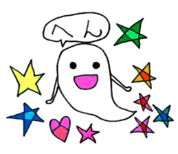 Going school in groups of ghosts sticker #13114039