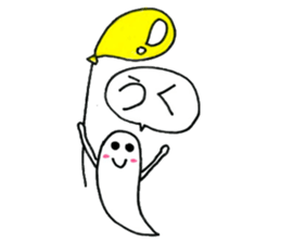 Going school in groups of ghosts sticker #13114054