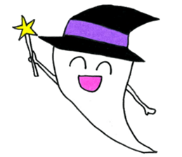 Going school in groups of ghosts sticker #13114065