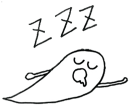 Going school in groups of ghosts sticker #13114069