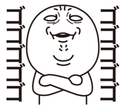 simple facial performance sticker #13114144