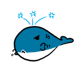 Q whale stickers sticker #13114671