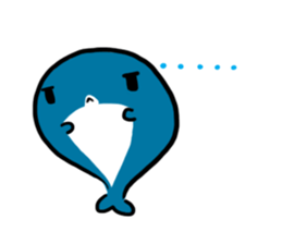 Q whale stickers sticker #13114673