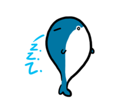 Q whale stickers sticker #13114674
