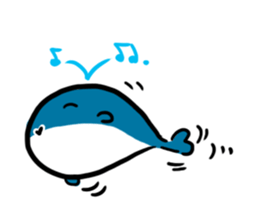Q whale stickers sticker #13114680