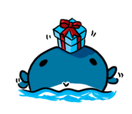 Q whale stickers sticker #13114681