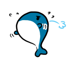 Q whale stickers sticker #13114688