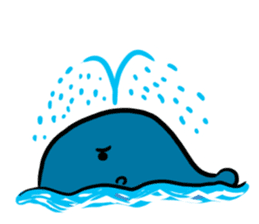 Q whale stickers sticker #13114691