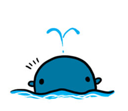 Q whale stickers sticker #13114692