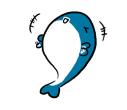 Q whale stickers sticker #13114701