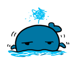 Q whale stickers sticker #13114702