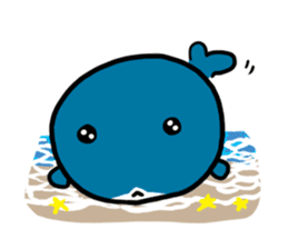 Q whale stickers sticker #13114704