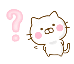 Cat Full of love Yokutukau sticker #13114854