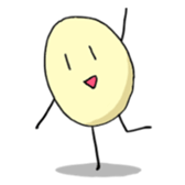 Beans -chan of soybean sticker #13115374