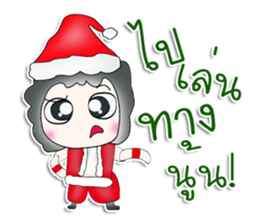 Mr. Yoshi. Santa Claus sticker #13115623
