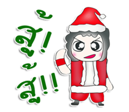 Mr. Yoshi. Santa Claus sticker #13115632