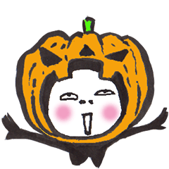 Ninjya-girl Numeko in Halloween