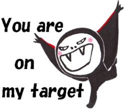 Ninjya-girl Numeko in Halloween sticker #13115977