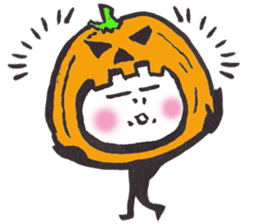 Ninjya-girl Numeko in Halloween sticker #13115988