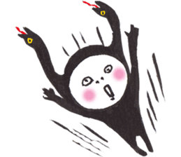 Ninjya-girl Numeko in Halloween sticker #13115994