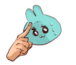 mukimukiusagichan 2 sticker #13117218