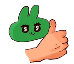 mukimukiusagichan 2 sticker #13117220