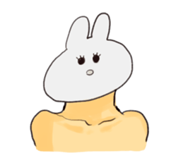 mukimukiusagichan 2 sticker #13117227