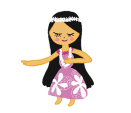 Tahitian Girl sticker #13117702