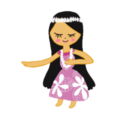 Tahitian Girl sticker #13117702