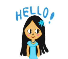 Tahitian Girl sticker #13117703