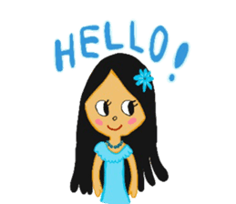 Tahitian Girl sticker #13117703
