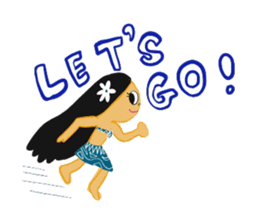 Tahitian Girl sticker #13117704