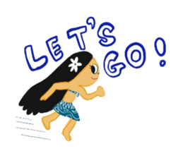 Tahitian Girl sticker #13117704