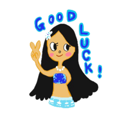 Tahitian Girl sticker #13117706